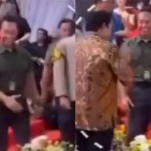 Andika Perkasa Dicueki Kapolda Jateng dan Pj Gubernur Jateng saat Ajak Bersalaman