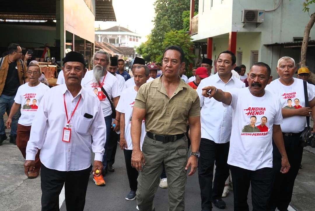 Andika Perkasa lakukan evaluasi demi naikkan elektabilitas paslonnya di Pilgub Jateng 2024. Foto: instagram.com/jenderaltniandikaperkasa