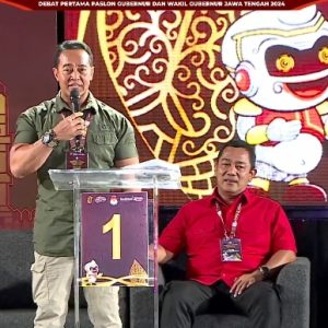 Debat Perdana Pilgub Jateng 2024, Andika-Hendi Sampaikan Visi Misi Membangun Jateng
