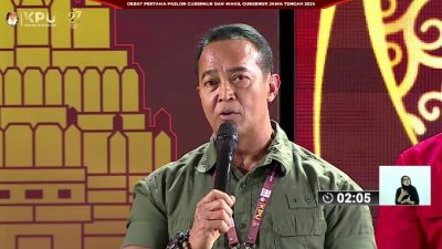 Debat Pilkada Jateng 2024, Andika Perkasa Janji Benahi Birokrasi demi Tingkatkan Integritas Pelayanan Publik