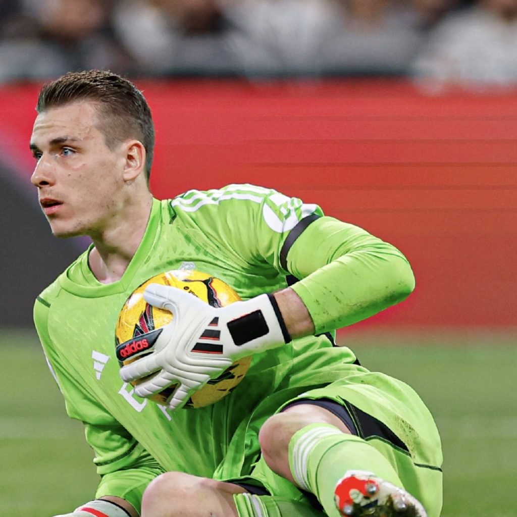 Andriy Lunin melanjutkan kontrak dengan Real Madrid. Foto: x.com/realmadrid