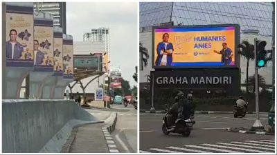 Viral Iklan Videotron Anies Dihentikan, Padahal Baru Dipasang Satu Hari