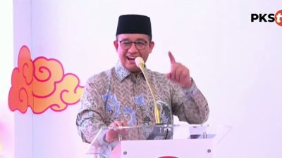 Anies menunggu arah koalisi PKS pasca berlangsungnya Pilpres 2024. Foto: Tangkapan Layar YouTube PKSTV