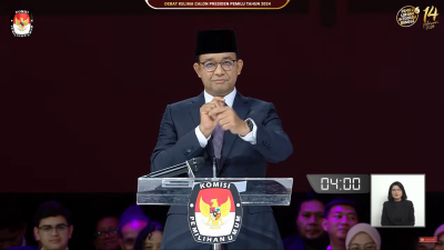 TUTURPEDIA - Anies Baswedan Gunakan Bahasa Isyarat pada Debat Capres 2024, Ini Artinya!