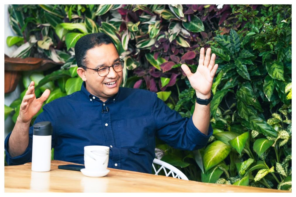 Anies Baswedan kunjungi DPD PDIP di Jakarta, pada Sabtu (24/8/2024). Foto: x.com/aniesbaswedan