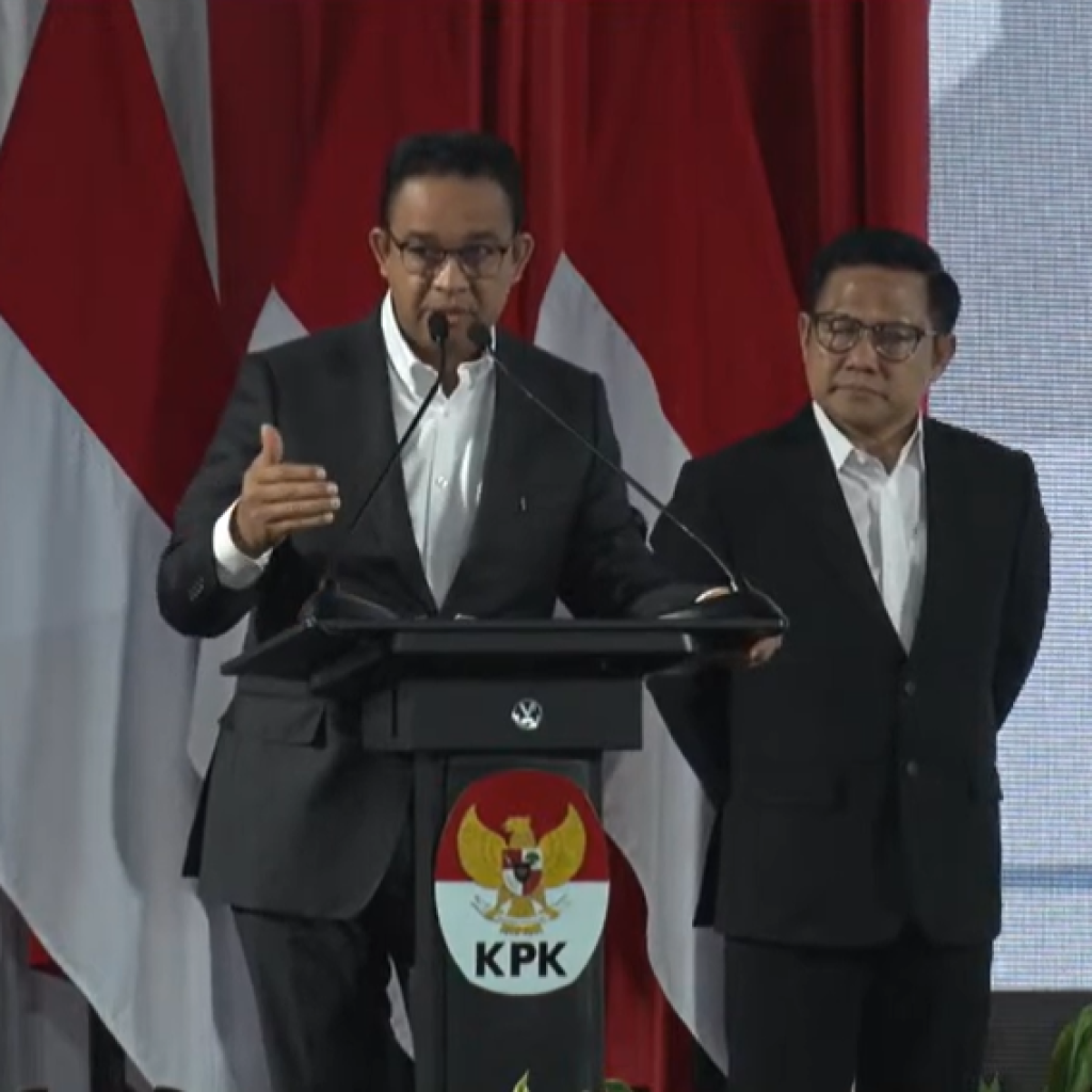 Anies ungkap sejumlah komitmen untuk memerangi korupsi. Foto: Tangkapan Layar YouTube KPK RI