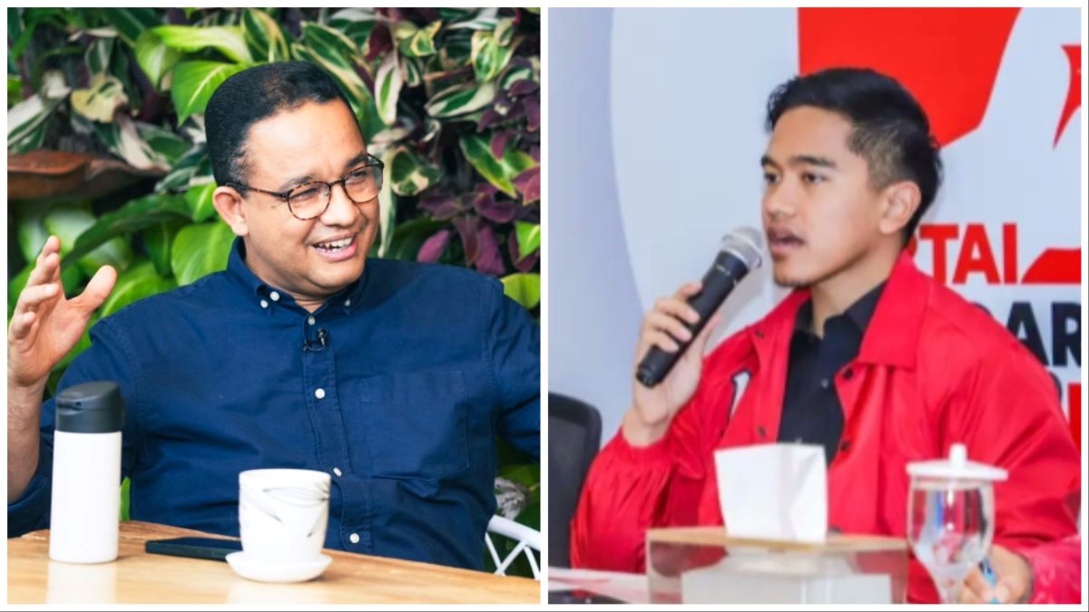 Kaesang Pangarep jawab isu duet dengan Anies Baswedan di Pilkada Jakarta 2024. Foto: Kolase Tuturpedia