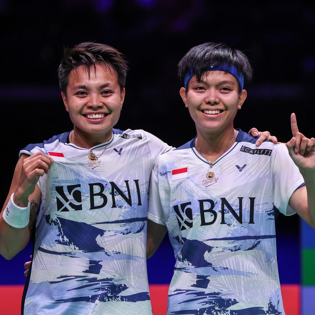 Ganda putri Indonesia Apriyani Rahayu dan Siti Fadia lolos ke Final BWF World Championships 2023 | Foto: X / Twitter @bwfmedia
