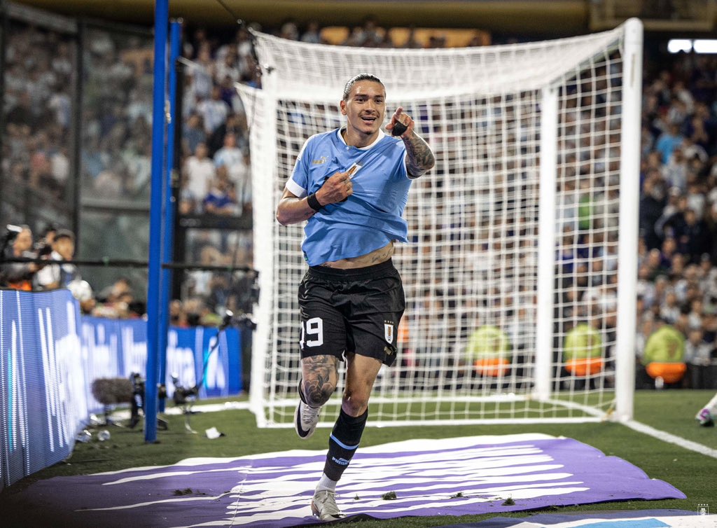 Argentina berhasil ditaklukkan oleh Uruguay di kualifikasi Piala Dunia 2026. zona CONMEBOL. Foto: X.com/Uruguay