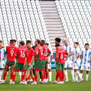 Olimpiade 2024: Diwarnai Pitch Invader dan Pelemparan Botol, Argentina Kalah 2-1 dari Maroko