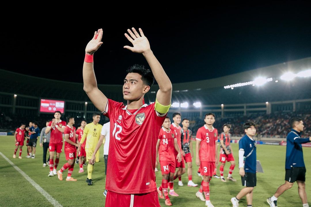 Pratama Arhan ingin bayar kepercayaan Shin Tae-yong di Piala Asia 2023. Foto: instagram.com/pratamaarhan8