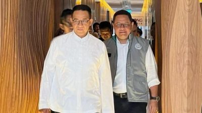 Ari Yusuf Amir dan tim hukum AMIN menyampaikan isi gugatan sengketa Pilpres 2024. Foto instagram.comariyusufamir