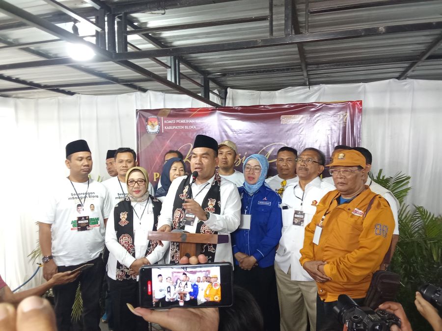 Calon Bupati Blora dan petahana Arief Rohman. Foto: Dok. Lilik Yuliantoro