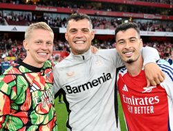 Arsenal Bantai Leverkusen 4-1, Hadiah Reuni untuk Granit Xhaka