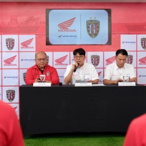 Astra Motor Jadi Sponsor Bali United, Logo Honda Hiasi Jersey Serdadu Tridatu