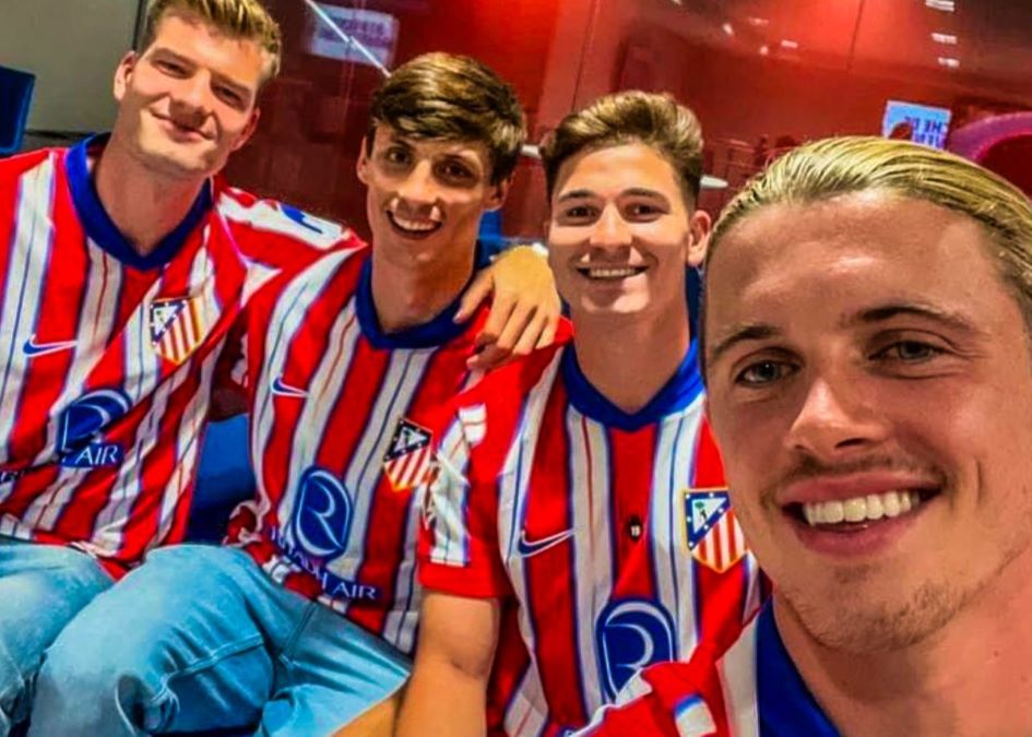 Julian Alvarez dan Conor Gallagher debut bersama Atletico Madrid. Foto: x.com/eurofootcom