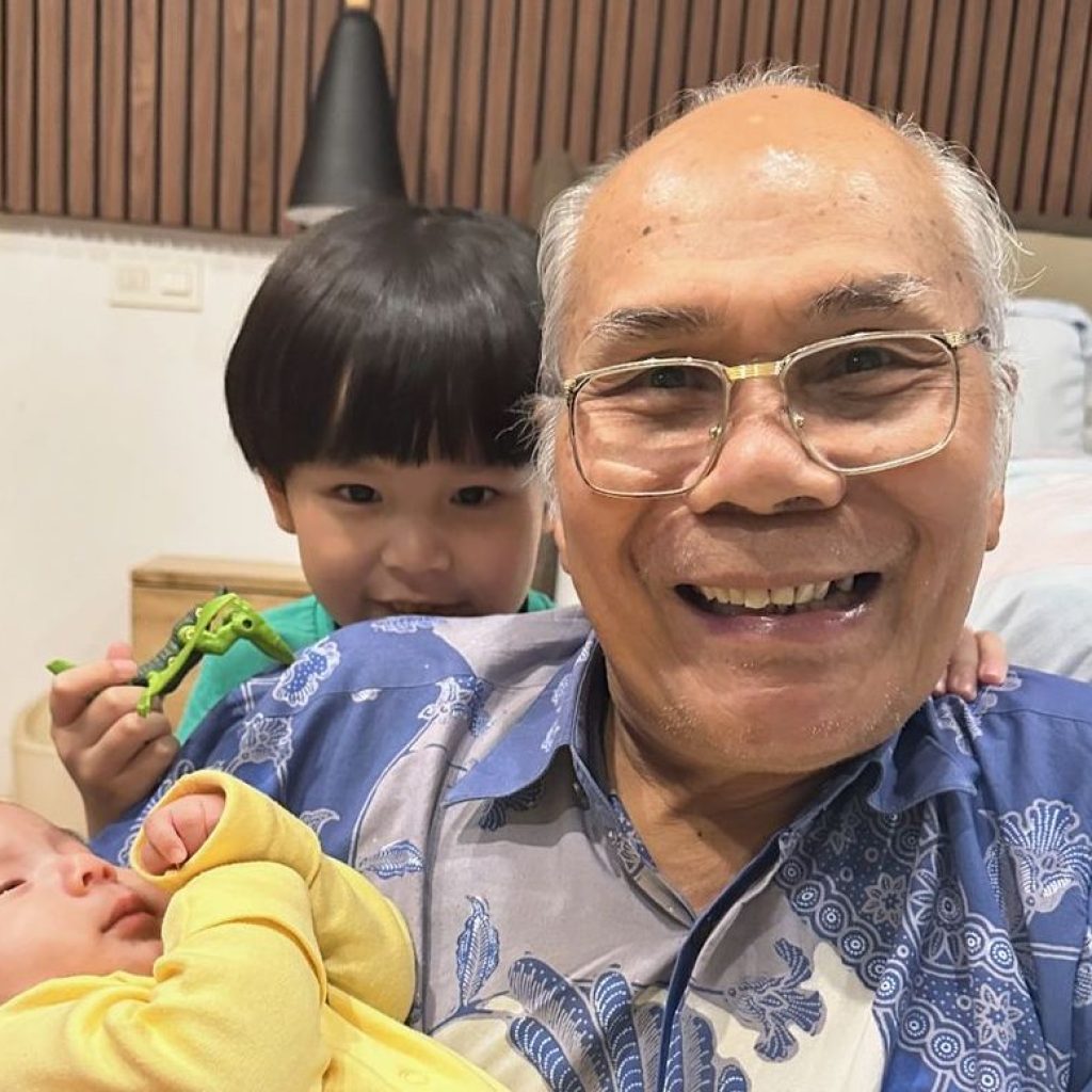 Ayah Sammy Simorangkir tutup usia. Foto instagram.comsammysimorangkir