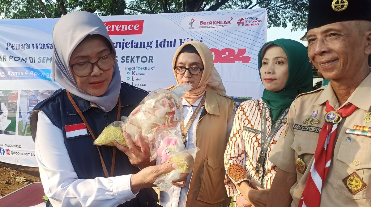 TUTURPEDIA - Lakukan Intensifikasi Pangan Jelang Ramadhan dan Idul Fitri, BBPOM di Semarang Temukan Makanan dengan Bahan Berbahaya