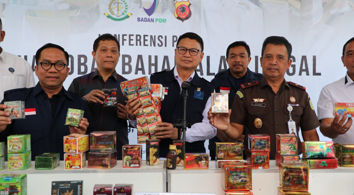 Obat herbal ber-BKO ini tidak dapat izin edar BPOM. Foto: pom.go.id