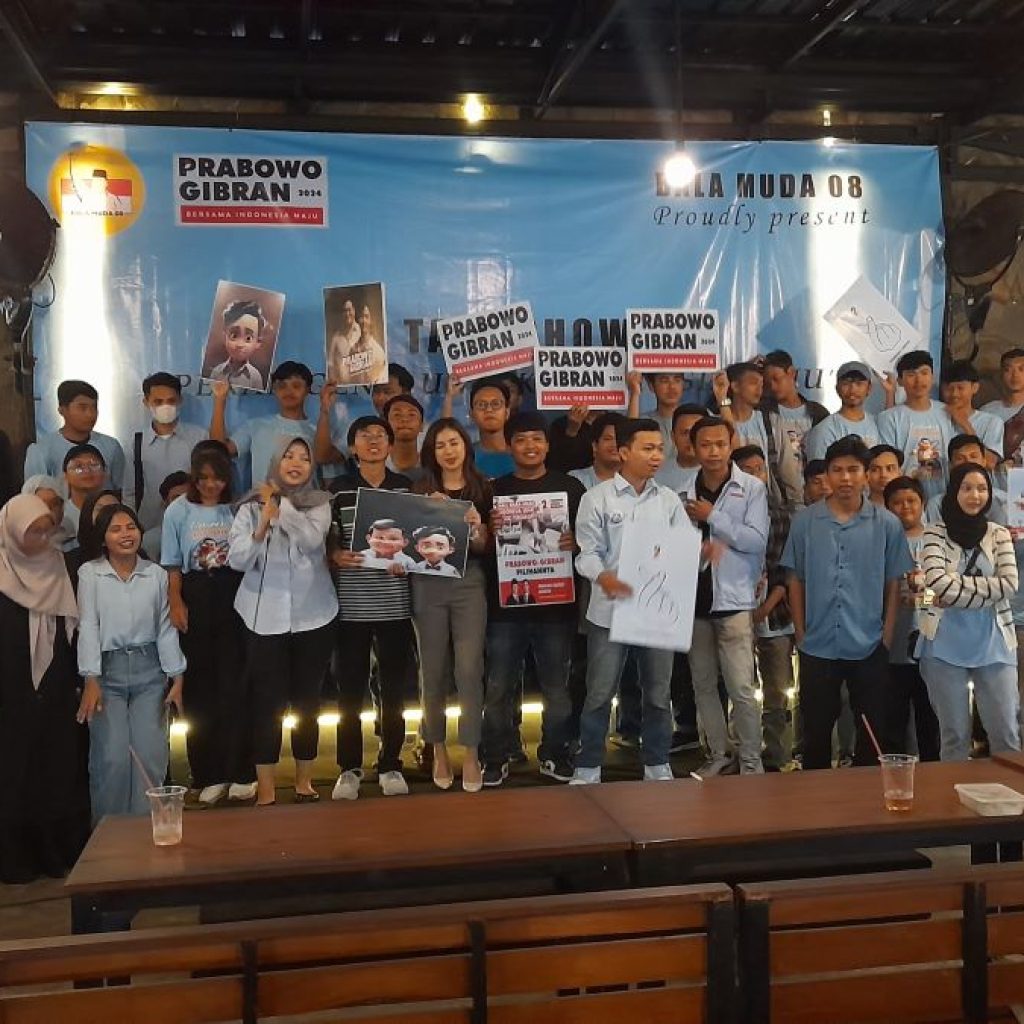 Bala Muda 08 berikan edukasi kampanye sejuk dan damai. Foto: Dok. Fiqi Fauzi