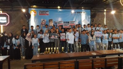 Bala Muda 08 berikan edukasi kampanye sejuk dan damai. Foto: Dok. Fiqi Fauzi