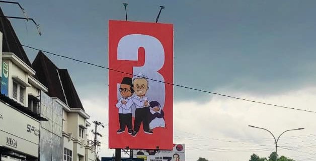 Seorang ilustrator lokal berterima kasih pada Ganjar-Mahfud atas apresiasi karyanya. Foto: x.com/slavoury