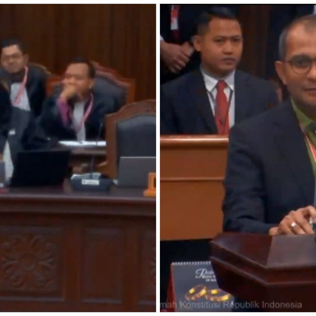 TUTURPEDIA - Aksi Bambang Widjojanto Walk Out di Sidang MK saat Eddy Hiariej Bicara Jadi Sorotan