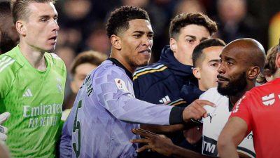 Banding Real Madrid terkait kartu merah Jude Bellingham gagal terwujud. Foto: x.com/dictatesport