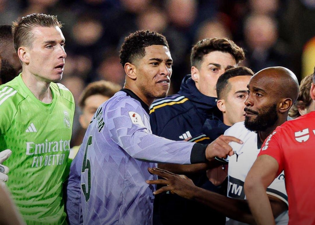 Banding Real Madrid terkait kartu merah Jude Bellingham gagal terwujud. Foto: x.com/dictatesport