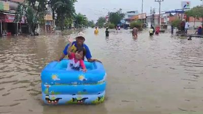 Luapan Air BKT Berdampak pada Warga Kecamatan Semarang Timur dengan Ketinggian Capai 1 Meter