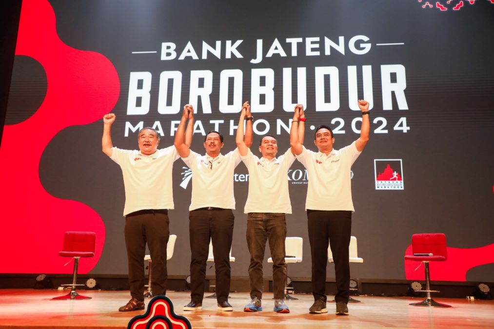 Bank Jateng Borobudur Marathon kembali hadir di tahun 2024. Foto: Humas Pemprov Jateng
