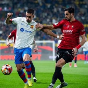 Barcelona Menang Mudah atas Osasuna, Duel El Clasico akan Terjadi di Final Supercopa de Espana