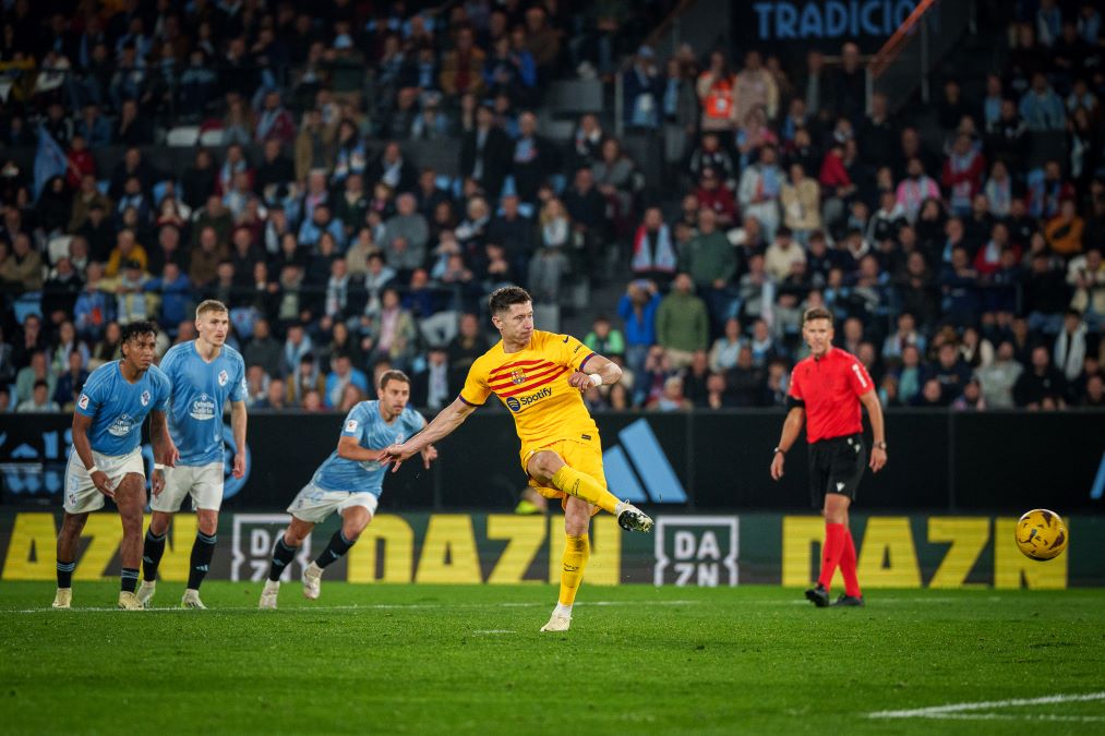 Pertandingan Barcelona vs Celta Vigo berakhir dengan skor 2-1. Foto: x.com/FCBarcelona