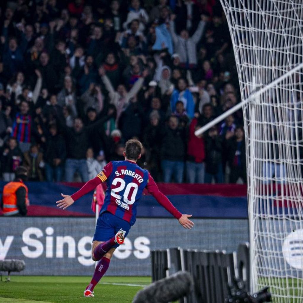 Barcelona kalahkan Almeria dengan skor 3-2. Foto: x.com/FCBarcelona