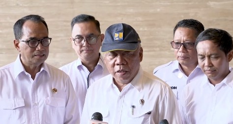 Keterangan pers Plt. Kepala Otorita IKN Basuki Hadimuljono di IKN, Kalimantan Timur, Senin (29/7/2024). Foto: Tangkapan Layar YouTube Sekretariat Presiden