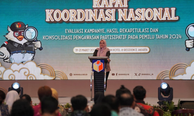 Bawaslu lakukan evaluasi kampanye Pemilu 2024. Foto: Laman Bawaslu