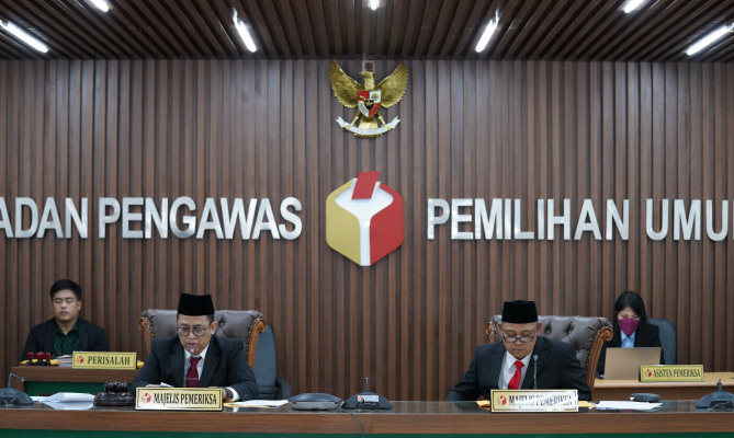 Bawaslu memutuskan tidak ada pelanggaran dari tujuh laporan dugaan pelanggaran administrasi pemilu. Foto: Laman Bawaslu