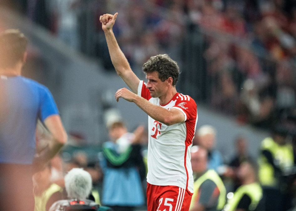 Thomas Muller ungkap hasil latihan Bayern saat latihan dan di lapangan berbeda. Foto: x.com/FCBayernUS