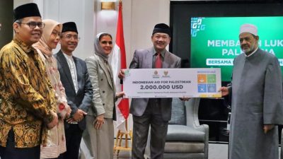Baznas serahkan bantuan kemanusiaan senilai Rp32 miliar untuk Palestina. Foto: Dok. Baznas