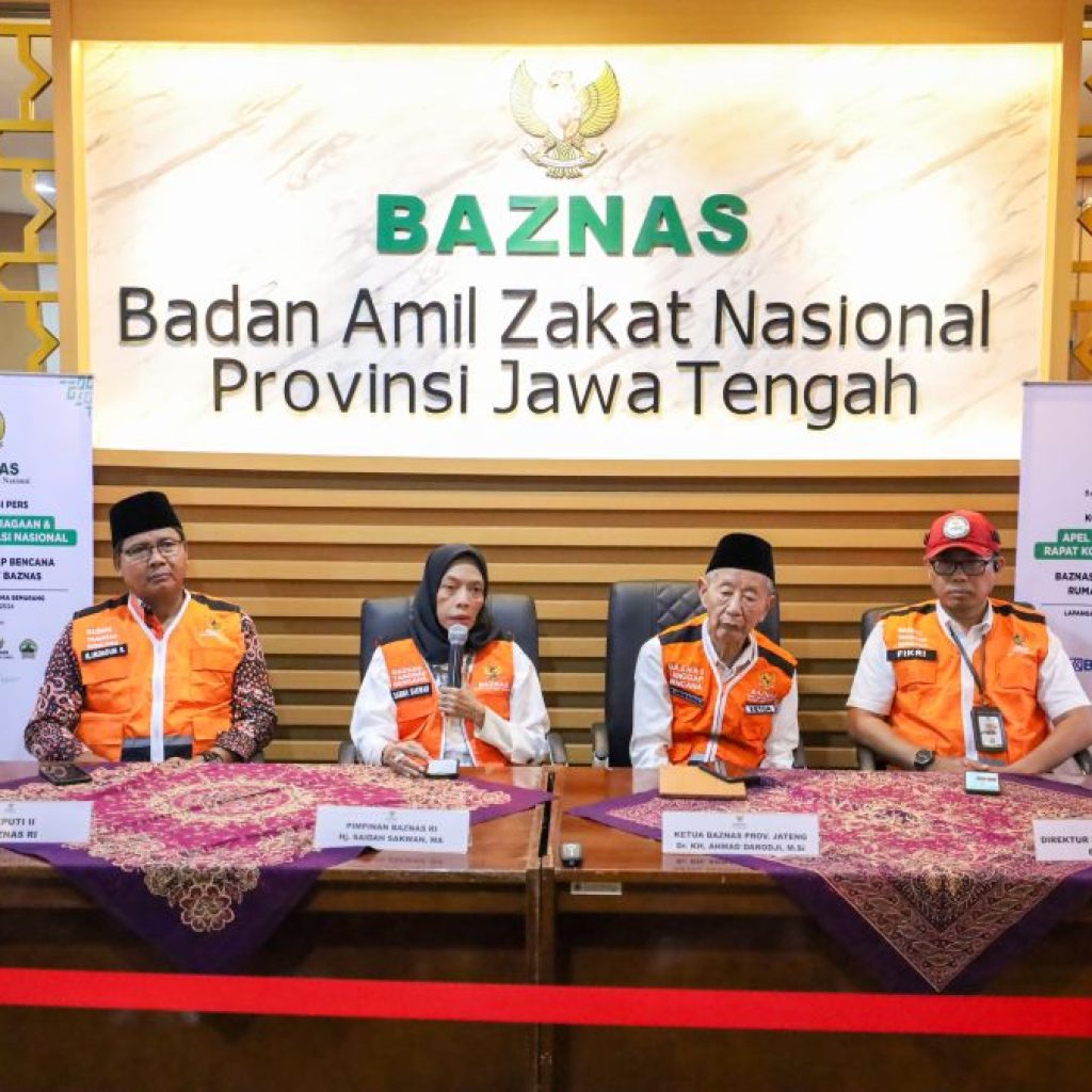 Baznas Jateng mempersiapkan apel BTB. Foto: Dok. Baznas Jateng