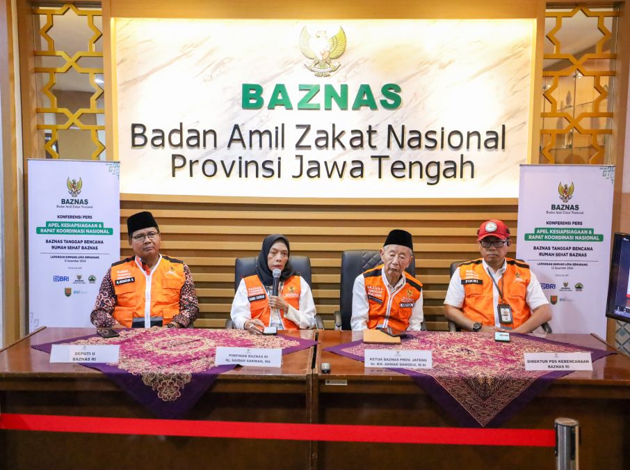 Baznas Jateng mempersiapkan apel BTB. Foto: Dok. Baznas Jateng