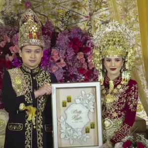 Bertema Adat Aceh, Beby Tsabina Resmi Menikah dengan Anggota DPR RI Rizki Natakusumah