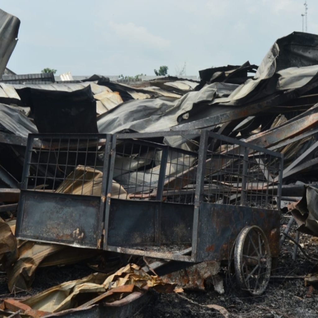 Kondisi Pasar Ngawen di Kabupaten Blora usai kebakaran. Foto: Dok. Lilik Yuliantoro