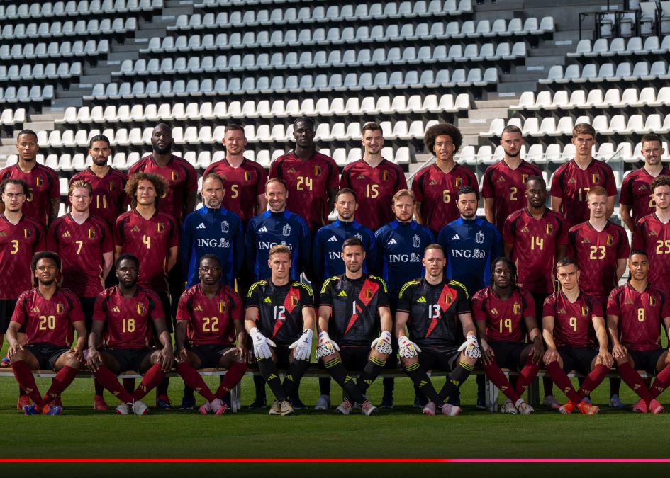 Timnas Belgia hanya bawa 25 pemain untuk EURO 2024. Foto: x.com/BelRedDevils