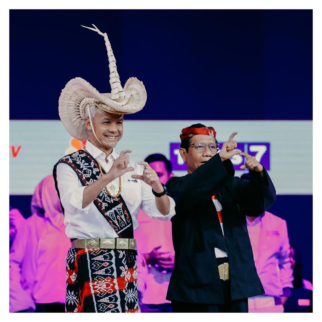 Berdasarkan hasil survei internal TPN, Ganjar-Mahfud masih di posisi kedua. Foto: Instagram.com/ganjar_pranowo