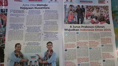 Isi tabloid Indonesia Maju. Foto: Dok. Lilik Yuliantoro