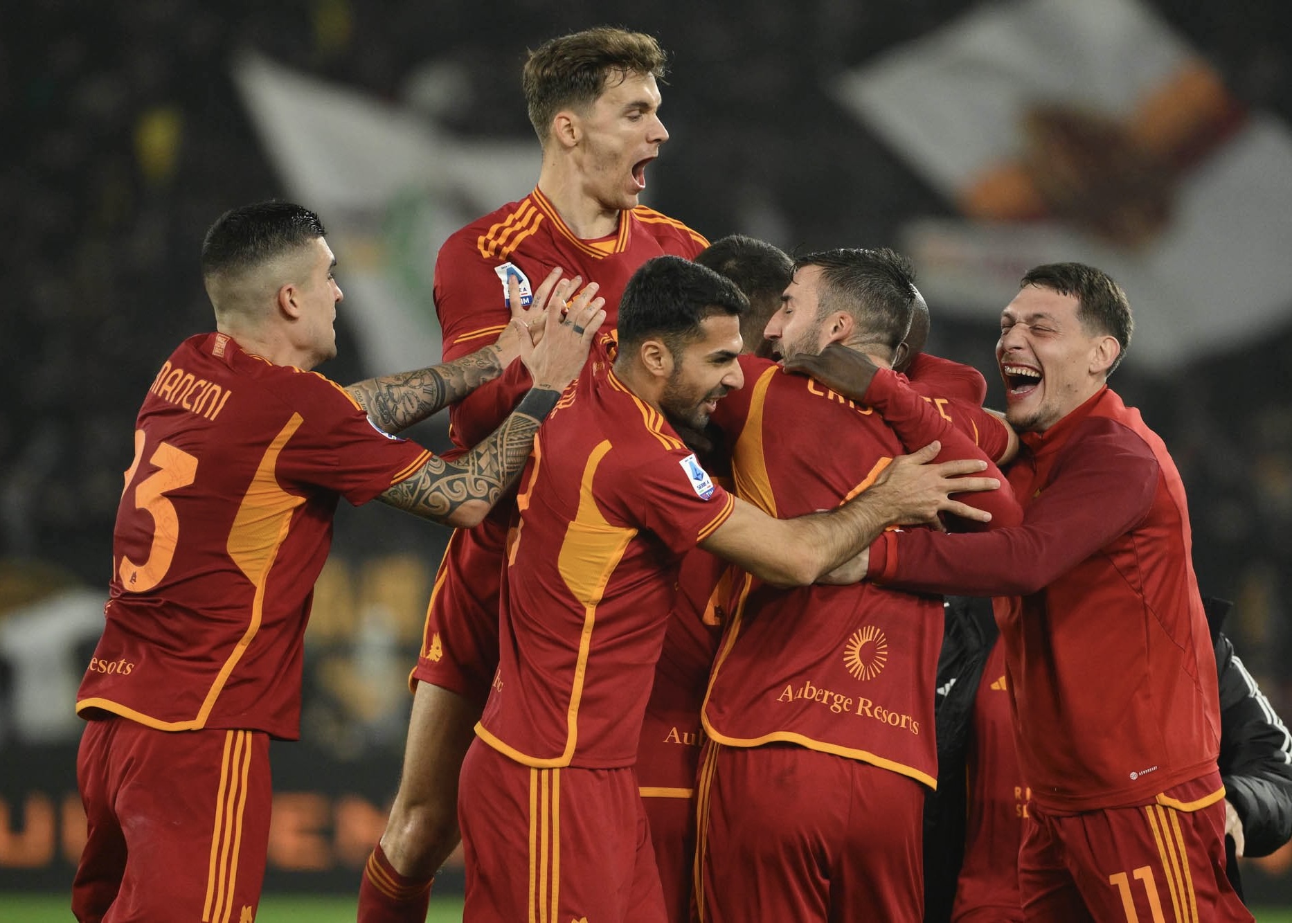 AS Roma berhasil menaklukkan Napoli dengan skor 2-0. Foto: x.com/OfficialASRoma