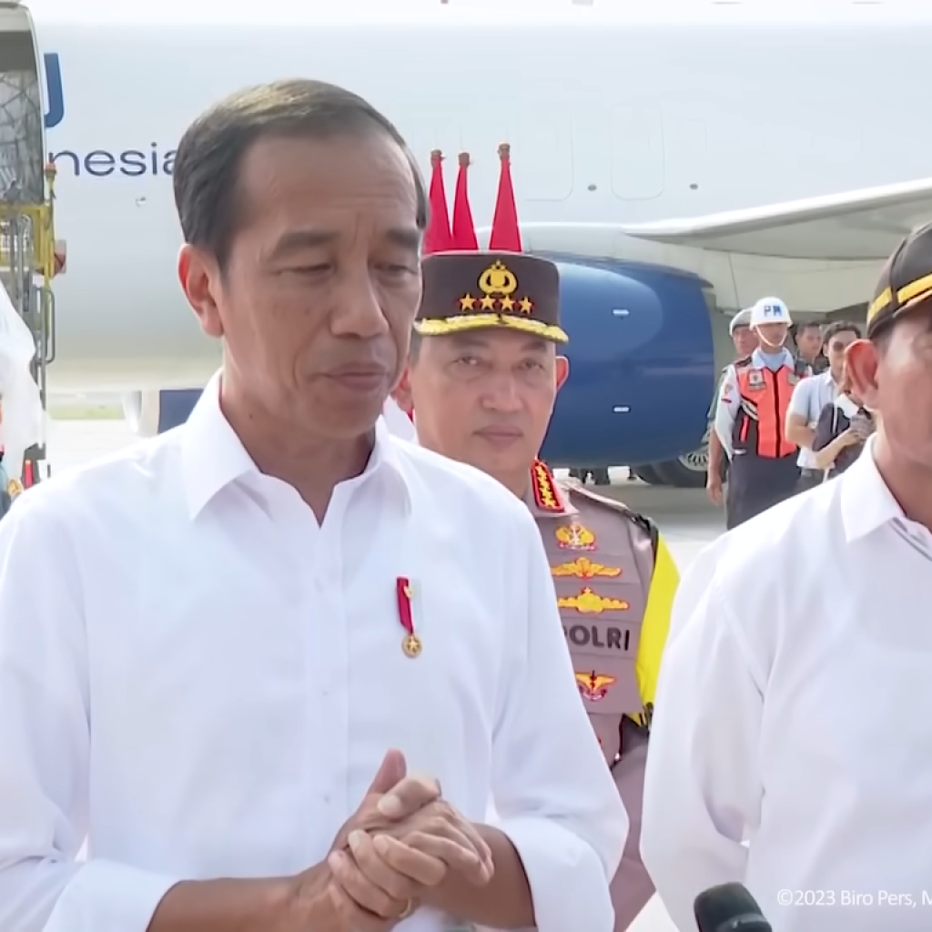 Jokowi sampaikan hasil pertemuannya dengan Joe Biden. Foto: Tangkapan layar YouTube Sekretariat Presiden