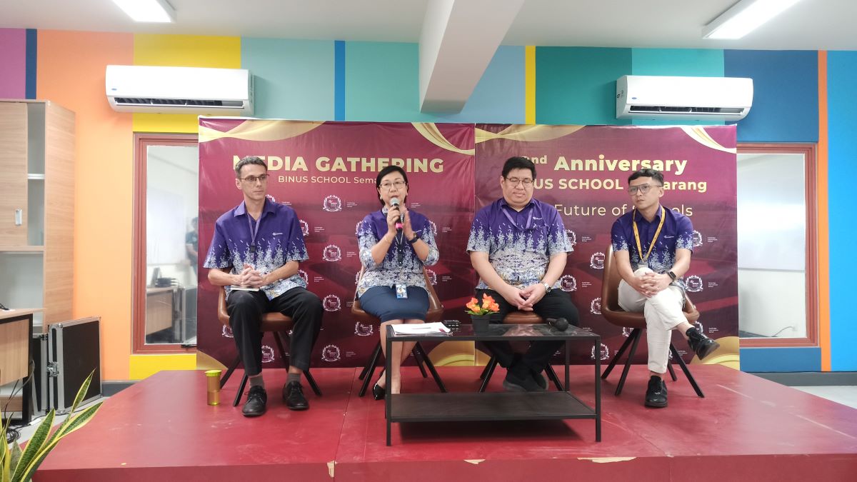 Media Gathering perayaan ulang tahun kedua Binus School Semarang, Senin (9/6/2024). Foto: Dok. Alan Henry