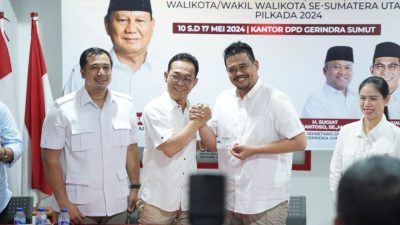 Bobby Nasution resmi jadi kader Gerindra. Foto: x.com/bobbynasution_